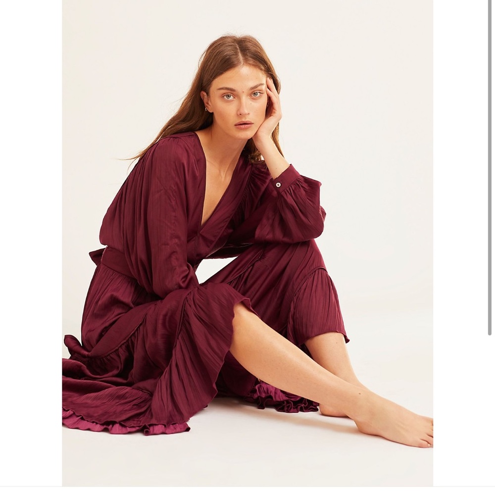 FREE PEOPLE I NEED TO KNOW SHINY DRESS